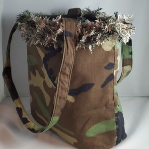 Camouflage boutique tote